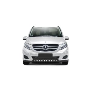 Barre Sous Pare-Choc Homologué Inox  Mercedes-Benz V-Class 2014-2019 (Noir)