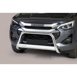 Pare-Buffle Homologué Inox Avec Barre Isuzu D-Max Double Cab 2024+