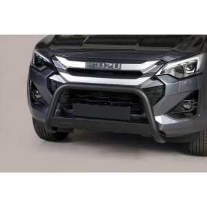 Pare-Buffle Homologué Inox Avec Barre Isuzu D-Max Double Cab 2024+ (Noir)