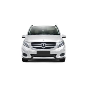 Pare-Buffle Homologué Inox Avec Grille  Mercedes-Benz V-Class 2014-2019 (Noir)