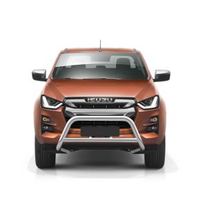 Pare-Buffle Inox Homologué Avec Barre Transversale  Isuzu D-Max 2020-2024
