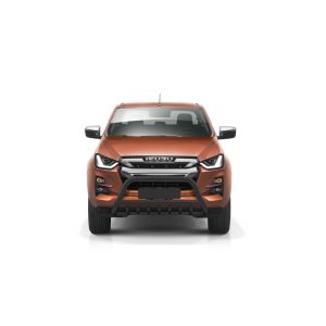 Pare-Buffle Inox Homologué Avec Grille  Isuzu D-Max 2020-2024 (Noir)