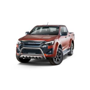 Pare-Buffle Inox Homologué Avec Plaque de Protection Isuzu D-Max 2024+