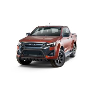 Pare-Buffle Inox Homologué Avec Plaque de Protection Isuzu D-Max 2024+ (Noir)