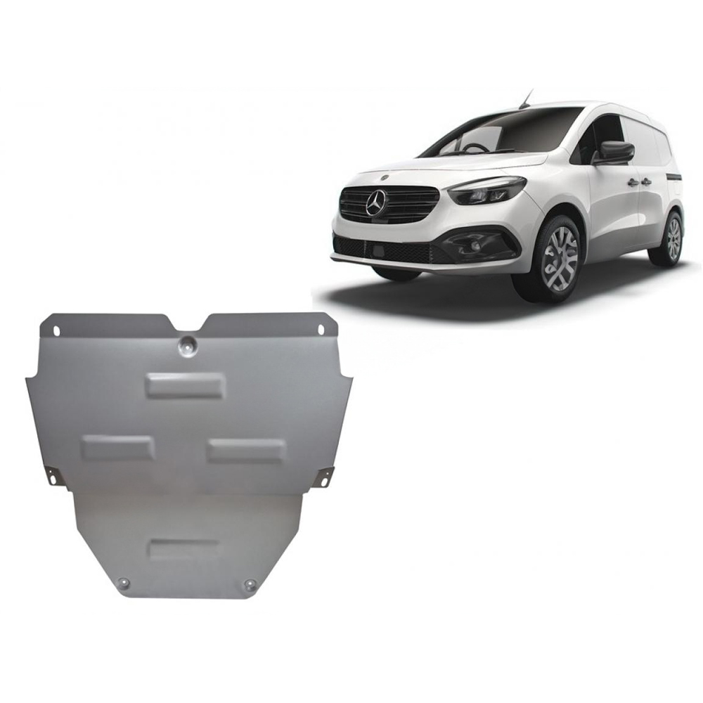 Protection Sous Moteur et de la Boîte de Vitesse Aluminium Mercedes-Benz Citan 2021-2025