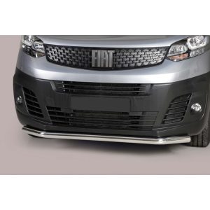 Barre sous pare-choc Inox Avec Barre  Fiat Scudo 2022+ (Inox poli)