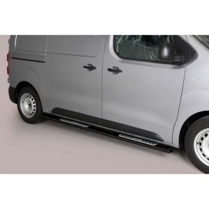 Marche-Pieds Latéraux  Dsp Inox  Fiat Scudo 2022+ (Noir)(L2/L3)