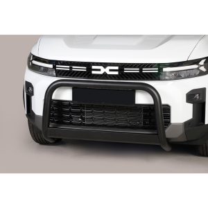 Pare-Buffle Homologué Inox Avec Barre Dacia Bigster 2025+ (Noir)