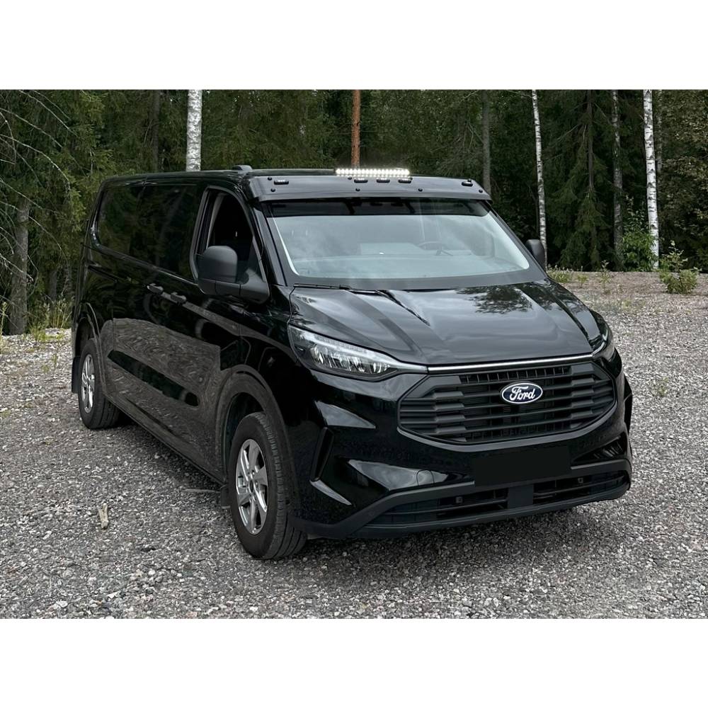 Pare-soleil LED Ford Transit Custom & VW Transporter T7 2024+ avec 5 feux LED et barre LED 20"