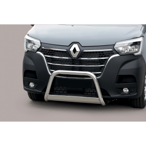 Pare-Buffle Homologué Inox Sur Renault Master 2019-2023