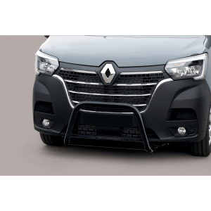 Pare-Buffle Homologué Inox Sur Renault Master 2019-2023 (Noir)