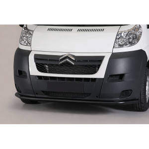 Barre sous pare-choc Inox Citroen Jumper 2006-2013 (Noir)