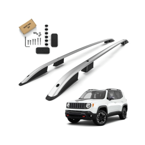 Barres de Toit Longitudinales Aluminium Jeep Renegade 2014-2018