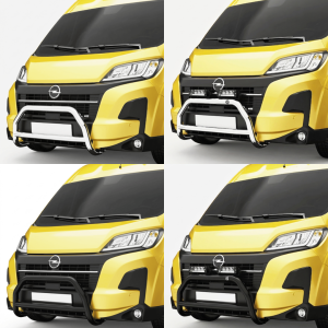 Pare-Buffle Opel Movano 2024+ Chromé | Noir