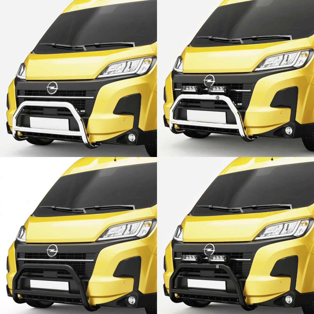 Pare-Buffle Opel Movano 2024+ Chromé | Noir