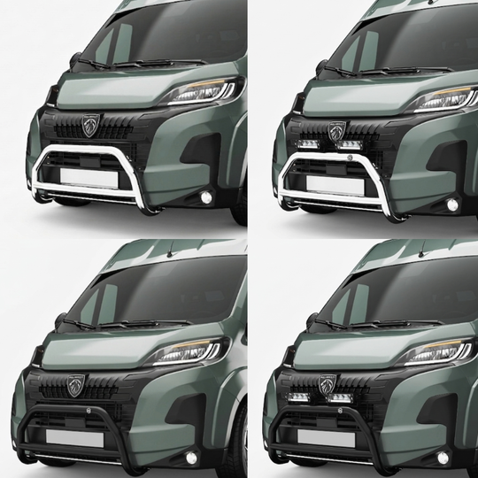 Pare-Buffle Peugeot Boxer 2024+ Chromé | Noir