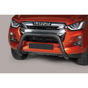 Pare-buffle Inox 76 mm Isuzu D-Max 2020-2023 (Noir)