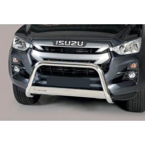 Pare-buffle Inox Homologué avec barre Isuzu D-Max 2020-2023