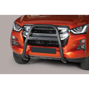 Pare-buffle Inox Isuzu D-Max 2020-2023 Double Cab (Noir)