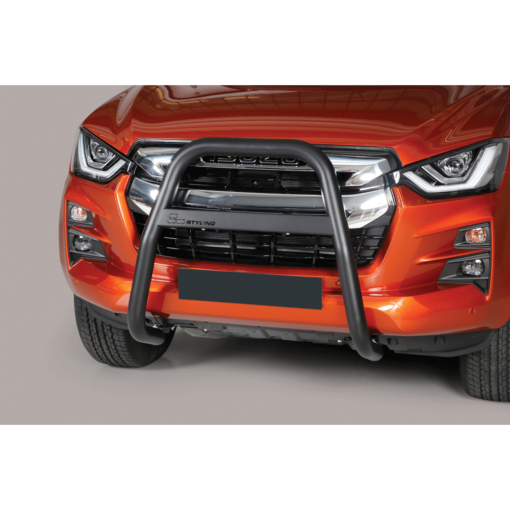 Pare-buffle Inox Isuzu D-Max 2020-2023 Double Cab (Noir)