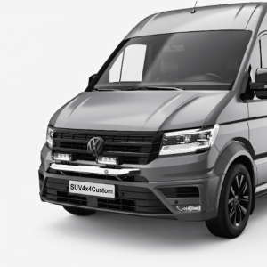 Rampe De Phare En Inox Sur Volkswagen Crafter 2017+ Chromé | Noir
