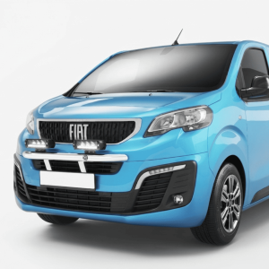 Supports de phares fixes Fiat Scudo 2022+ Chromé | Noir