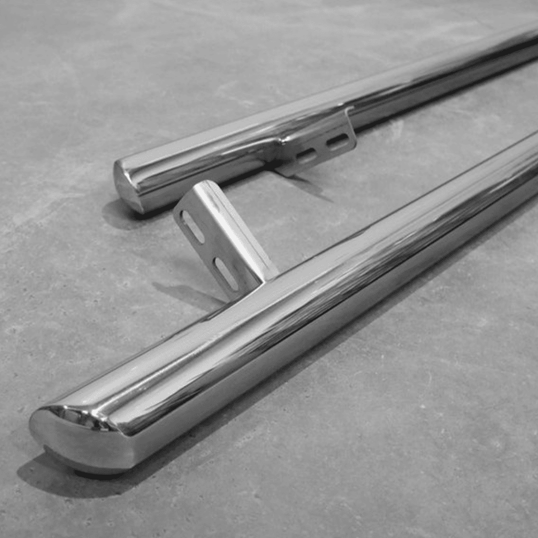 Barres Latérales Fiat Scudo 2022+ L2/L3 Long — BB004 Acier Chromé – Image 2