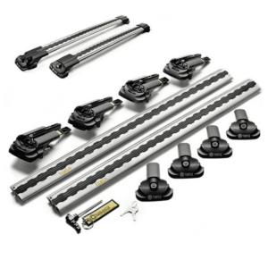 Barres de toit transversales Fiat Scudo III 507 2022+ AIR-1 aluminium argent faisceau 70 mm charge 75 kg