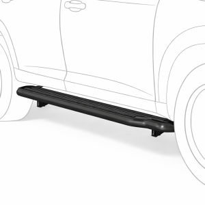 Marchepieds inox Opel Frontera Sport 1998-2007 (Noir)