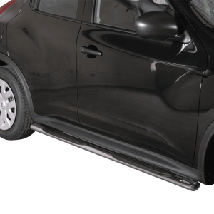 Marchepieds ovales Nissan Juke 2010-2019 inox AISI 304 certifié TÜV référence GPO/277/IX plaque antidérapante