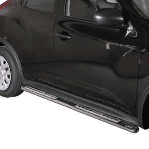 Marche-pieds à plateforme Nissan Juke 2010-2019 inox AISI 304 certifié TÜV référence DSP/277/IX surface antidérapante