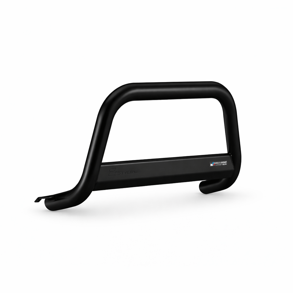 Pare-Buffle Inox Avec Barre Transversal Opel Frontera Sport 1998-2007 (Noir)