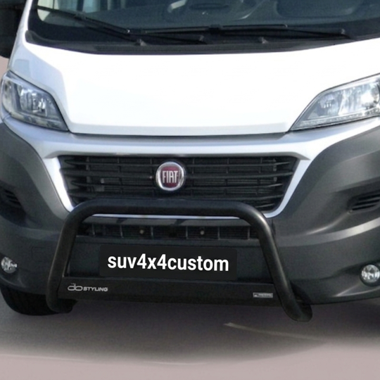 Pare-buffle Fiat Ducato Camper/Maxi 2014-2023 – Noir ou Chromé – Image 2