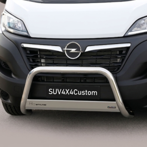 Pare-buffle Opel Movano Standard 2022-2023 – Noir ou Chromé