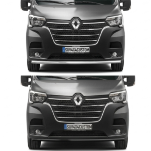 Pare-buffle type Lame – Renault Master 2019-2024 – Noir ou Chromé