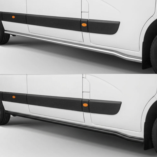 Protection latérale L2 / L3 – Renault Master 2019-2024 – Noir ou Chromé