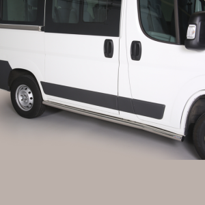 Protection latérale Peugeot Boxer L1 SWB 2014-2023 – Noir ou Chromé