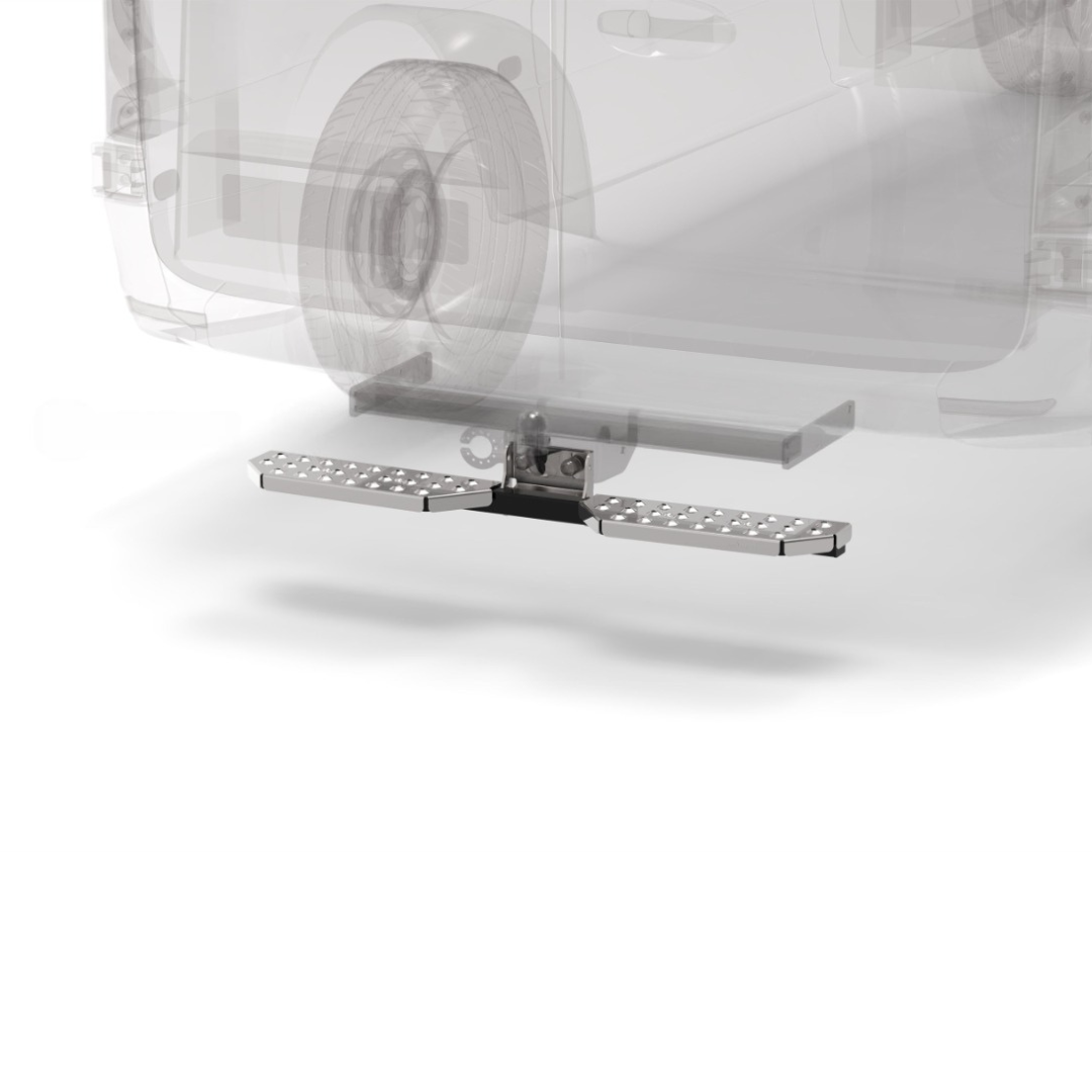 Marchepied d’attelage 1200 mm – Mercedes Classe V 2024+ – Inox