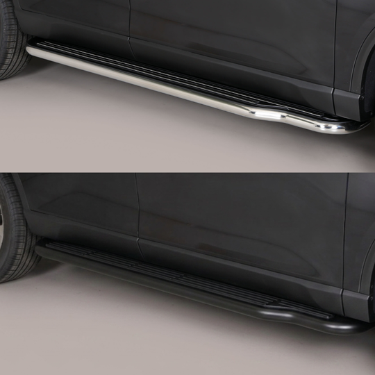 Marchepied latéral Ssangyong Rexton 2023+ – Inox – Noir ou Chromé – TÜV