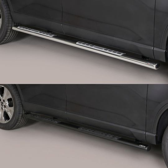 Side step Ssangyong Rexton 2023+ – Inox – Noir ou Chromé – TÜV