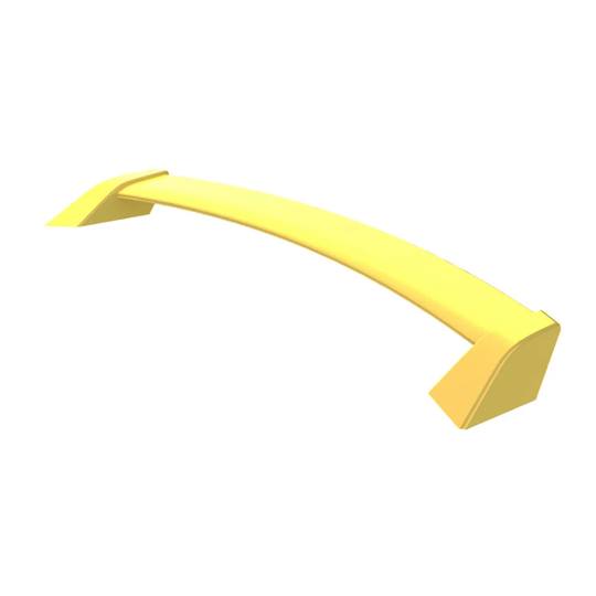 Aileron de toit Renault Clio Mk5 2019+ – PU – Non peint, Apprêté ou Noir brillant – TTG – Image 2