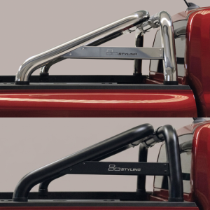 Arceau de sécurité Roll Bar K Ford Ranger Double Cab 2023+ – 76 mm – Noir ou Chromé – TÜV – Garantie 2 ans