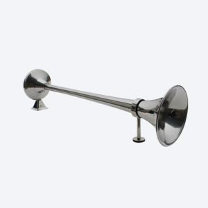 Klaxon à air Nedking Inox 95cm – Longueur record Pavillon 180mm Son extra-grave XXL