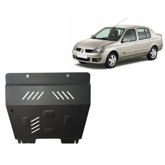 Plaque de protection moteur Renault Clio 2 1997-2007 Acier 2mm