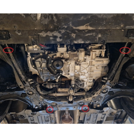 Plaque protection moteur Renault Clio 6 2025-2026 Acier 2mm avec protection radiateur – Image 2