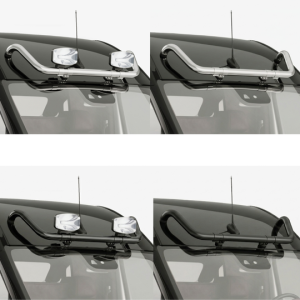Rampe de toit pré-câblée Ford Transit 2014-2019 – Sans LED – H3 – Noir ou Chromé – Garantie 6 ans